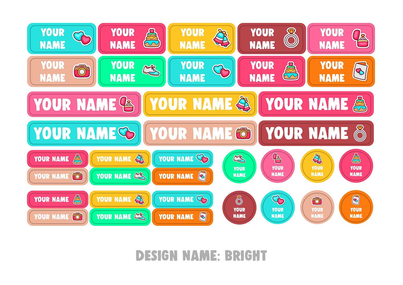 Name Labels – Designer Pack