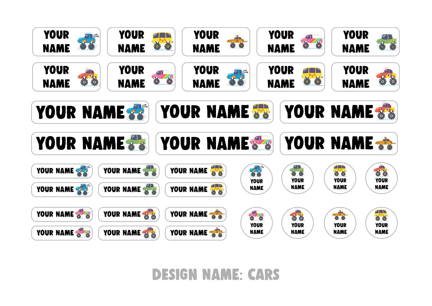 Name Labels – Designer Pack