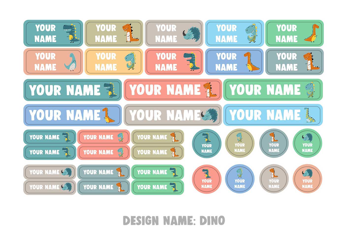 Name Labels – Designer Pack